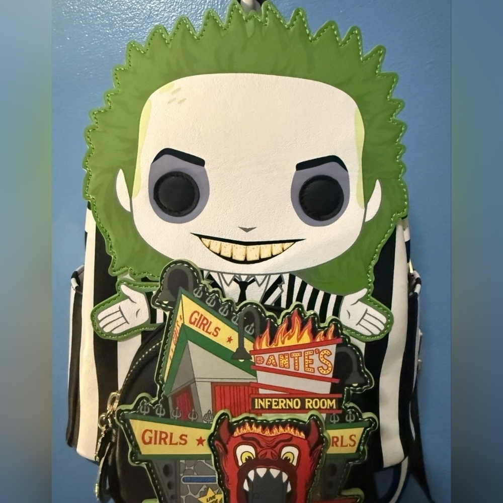 Beetlejuice Character Backpack - image 2